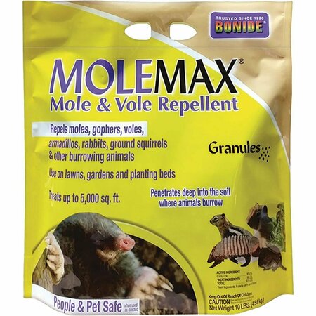 BONIDE PRODUCTS Molemax 10 Lb. Granular Animal Repellent 692